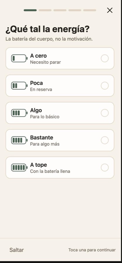 Mindum en un teléfono: la pregunta sobre la energía de un check-in